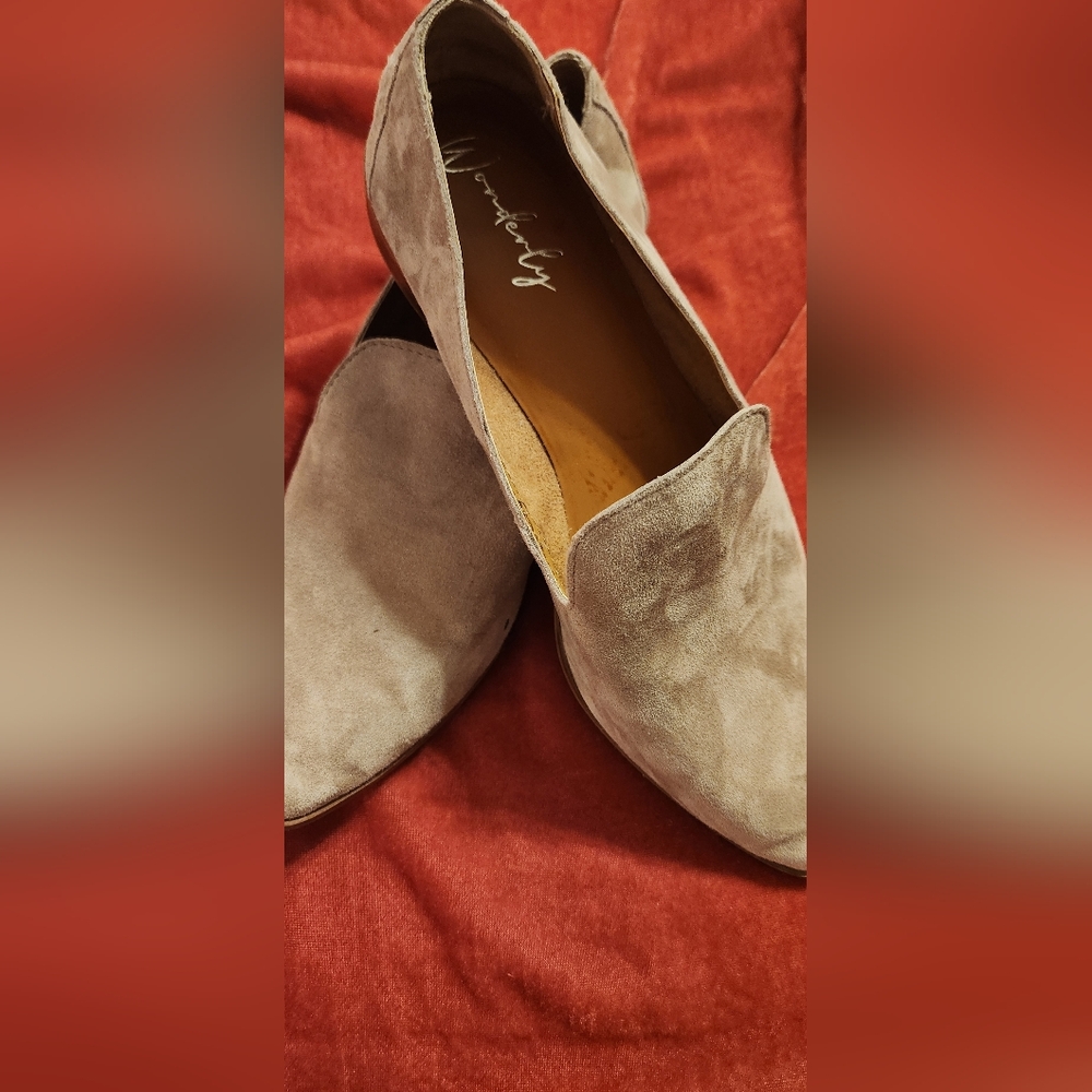 Women's Suede Loafers - Taupe